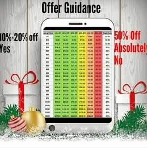 OFFER DISCOUNT RATES +Sellers Fee